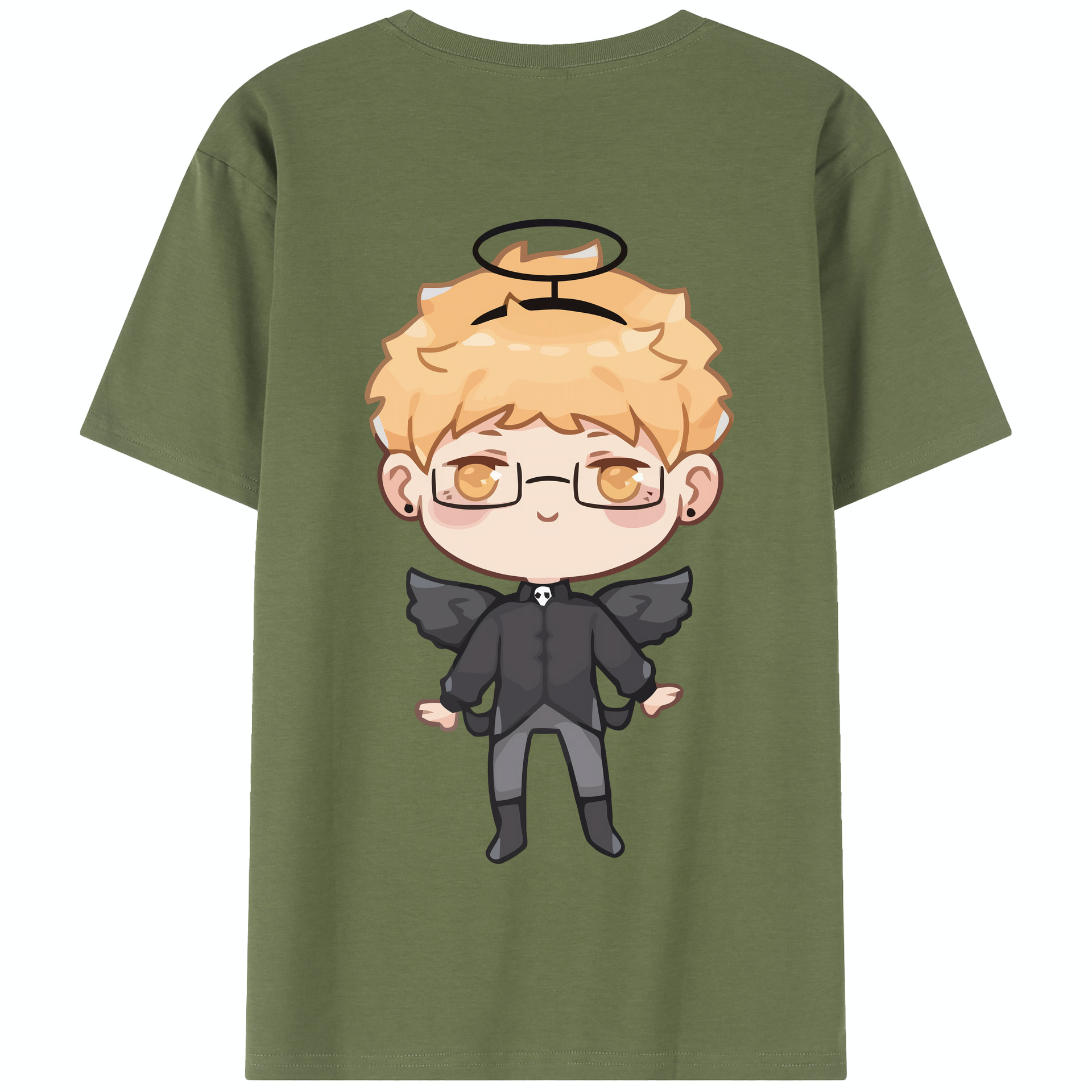 （画像用） ハイキュー!! Haikyu!! 綿100％半袖Tシャツ（背面プリント）
